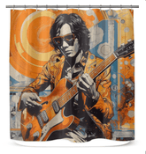 Pop music has diverse instruments Shower Curtain - Beyond T-shirts